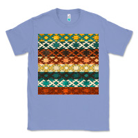 Colony Blue native american aztec seamless pattern 1 Classic Tee - BundleAndBundleShop