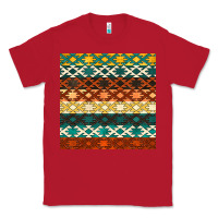 Red native american aztec seamless pattern 1 Classic Tee - BundleAndBundleShop