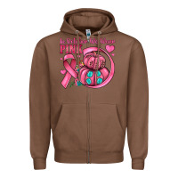 Chestnut in october we wear pink Zipper Hoodie - JahusDesignShop