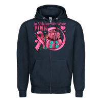 Navy in october we wear pink Zipper Hoodie - JahusDesignShop