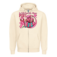 Sandshell in october we wear pink Zipper Hoodie - JahusDesignShop
