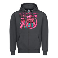 Smoke in october we wear pink Zipper Hoodie - JahusDesignShop