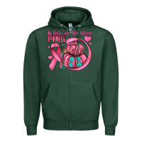 Sports Green in october we wear pink Zipper Hoodie - JahusDesignShop