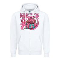 White in october we wear pink Zipper Hoodie - JahusDesignShop