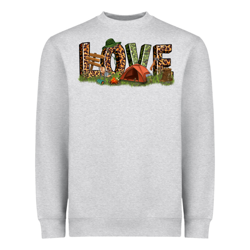 Love Camping Heavyweight Sweatshirt by texasbilliewilder | Teevron