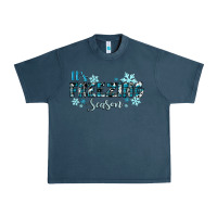 Midnight Navy it's freezing season winter Urban Heavy Tee - RanaPortraitStore