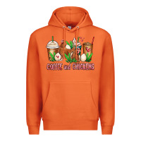 Carrot chicken   coffee cups Premium Hoodie - MaliasSmallBusiness