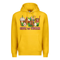 Lemon chicken   coffee cups Premium Hoodie - MaliasSmallBusiness