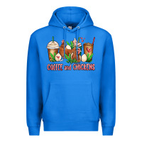 True Royal chicken   coffee cups Premium Hoodie - MaliasSmallBusiness