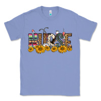 Colony Blue nurse sunflower Classic Tee - FaDigitalArtStudio