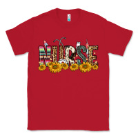 Red nurse sunflower Classic Tee - FaDigitalArtStudio