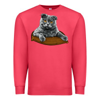 Cardinal Scottish Fold Premium Sweatshirt - LillyAllenDesigns