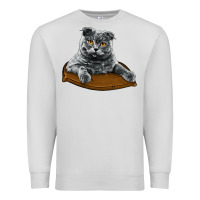 Dove Grey Scottish Fold Premium Sweatshirt - LillyAllenDesigns