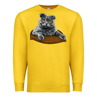 Lemon Scottish Fold Premium Sweatshirt - LillyAllenDesigns