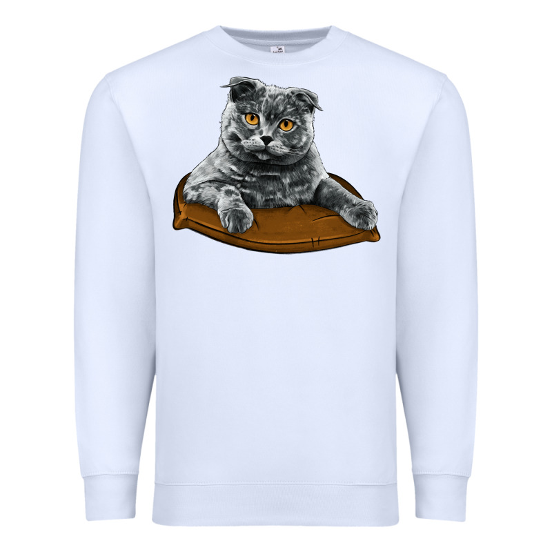Scottish Fold Premium Sweatshirt by LillyAllenDesigns | Teevron