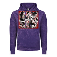 Cloud Purple cowhide glitter tooled leather Vintage Hoodie - RanaPortraitStore
