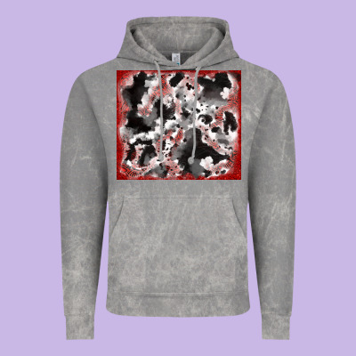 Cowhide Glitter Tooled Leather Vintage Hoodie Designed By Ranaportraitstore