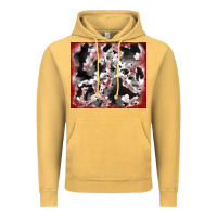 Vintage Mustard cowhide glitter tooled leather Vintage Hoodie - RanaPortraitStore