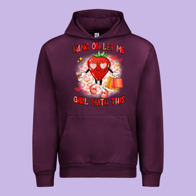 Hang On,let Me Girl Math This Urban Hoodie Designed By Artiststas