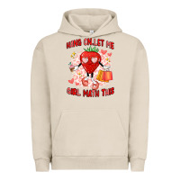 Pigment French Oak hang on,let me girl math this Urban Hoodie - Artiststas