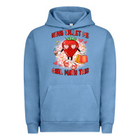 Pigment Pebble Blue hang on,let me girl math this Urban Hoodie - Artiststas