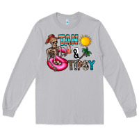 Moon Dust Tan Tipsy Long Sleeve Tee - CowhideDigitalArt