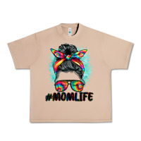 Burro tie dye momlife messy bun Urban Heavy Tee - BarkalooDesign