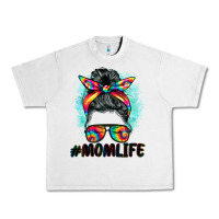 Lunar Rock tie dye momlife messy bun Urban Heavy Tee - BarkalooDesign