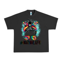 Pigment Black tie dye momlife messy bun Urban Heavy Tee - BarkalooDesign