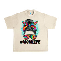 Sandshell tie dye momlife messy bun Urban Heavy Tee - BarkalooDesign