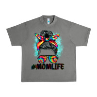 Tornado tie dye momlife messy bun Urban Heavy Tee - BarkalooDesign