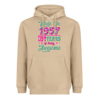 Mushroom made in 1957, 65 years of being awesome kopya Heavyweight Hoodie - Jasminsmagicworld