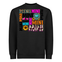 Black mini gemstone sunflower Heavyweight Sweatshirt - texasbilliewilder