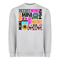 Heather Grey mini gemstone sunflower Heavyweight Sweatshirt - texasbilliewilder
