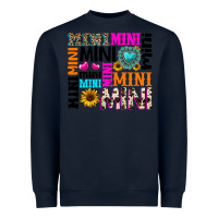 Navy mini gemstone sunflower Heavyweight Sweatshirt - texasbilliewilder