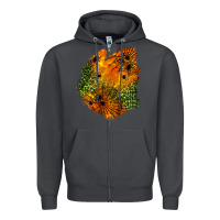 Smoke spider leopard  halloween patch Zipper Hoodie - BundleAndBundleShop