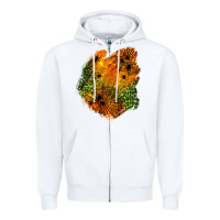 White spider leopard  halloween patch Zipper Hoodie - BundleAndBundleShop