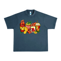 Midnight Navy crawfish coffee cups Urban Heavy Tee - Zillion Design Studio