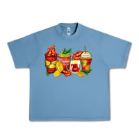 Pebble Blue crawfish coffee cups Urban Heavy Tee - Zillion Design Studio