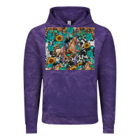 Cloud Purple cowgirl sunflower turquoise Vintage Hoodie - RanaPortraitStore