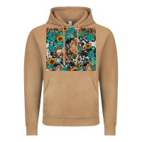 Vintage Camel cowgirl sunflower turquoise Vintage Hoodie - RanaPortraitStore