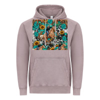 Vintage Zinc cowgirl sunflower turquoise Vintage Hoodie - RanaPortraitStore
