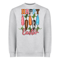 Heather Grey Happy Easter Heavyweight Sweatshirt - RanaPortraitStore