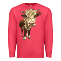 Cardinal Hereford Heifer Premium Sweatshirt - LillyAllenDesigns