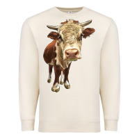 Sandshell Hereford Heifer Premium Sweatshirt - LillyAllenDesigns