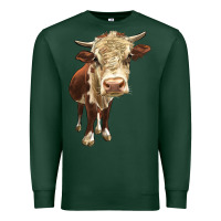 Sports Green Hereford Heifer Premium Sweatshirt - LillyAllenDesigns