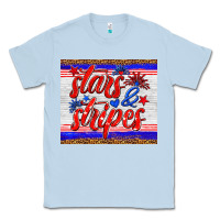 Dusty Blue stars and stripes tumbler Classic Tee - HRA Design Shop