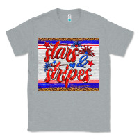Heather Grey stars and stripes tumbler Classic Tee - HRA Design Shop