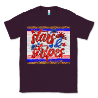 Plum stars and stripes tumbler Classic Tee - HRA Design Shop