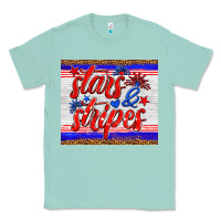 Seafoam stars and stripes tumbler Classic Tee - HRA Design Shop